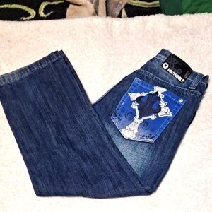 Youth vintage South Pole 4180 Boys Denim Blue Jeans, Size 12
